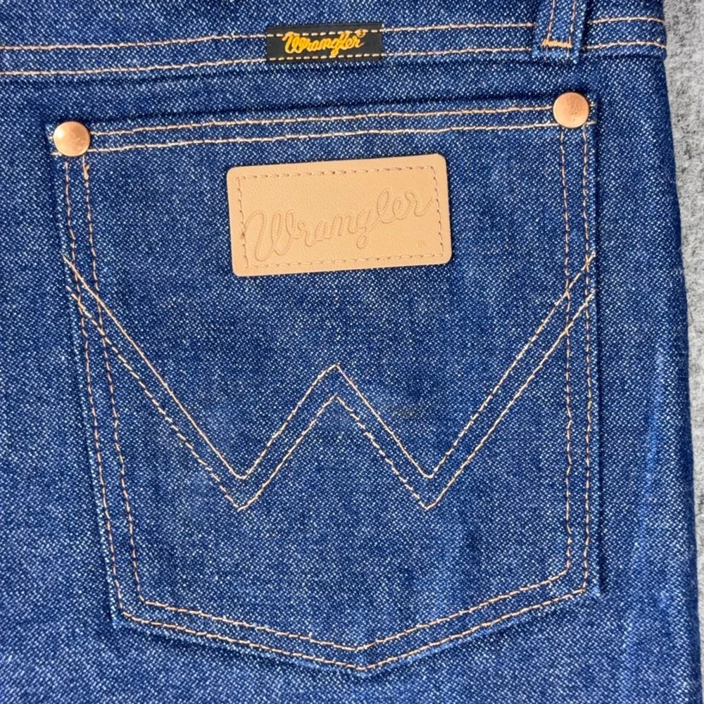 Wrangler Jeans Mens 34x33 Blue 13MWZ Cowboy Cut Original Fit Western Rodeo Denim